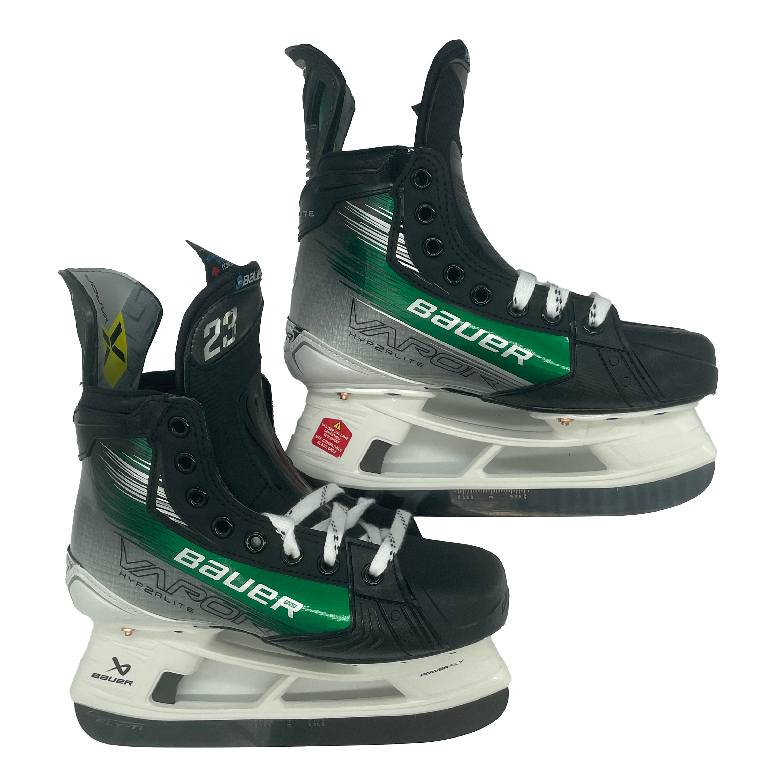 Bauer Vapor Hyperlite 2 – Patins de hockey Pro Stock – Taille 4.25D (Vert)